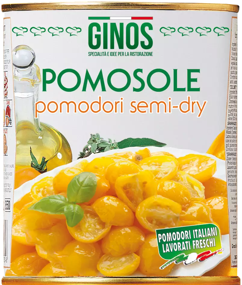 "POMOSOLE" - Pequeños tomates amarillos semisecos