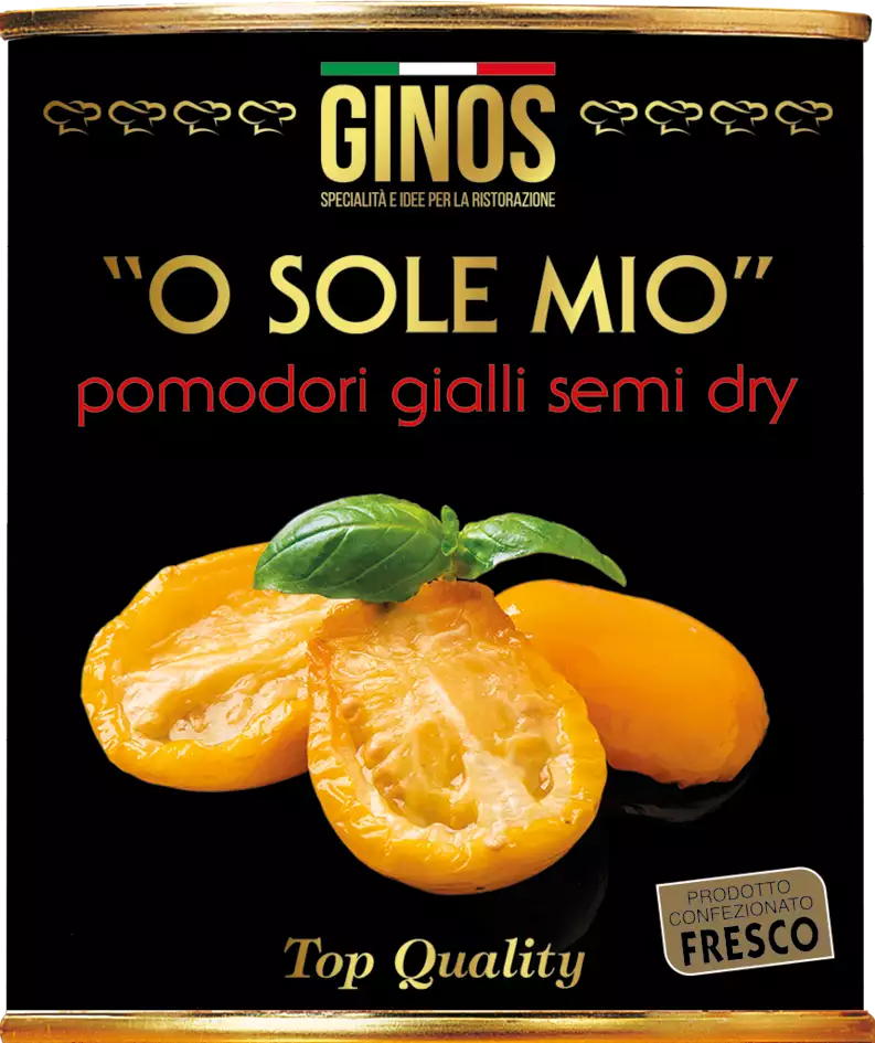 "O SOLE MIO" - Tomates amarillos semisecos en aceite