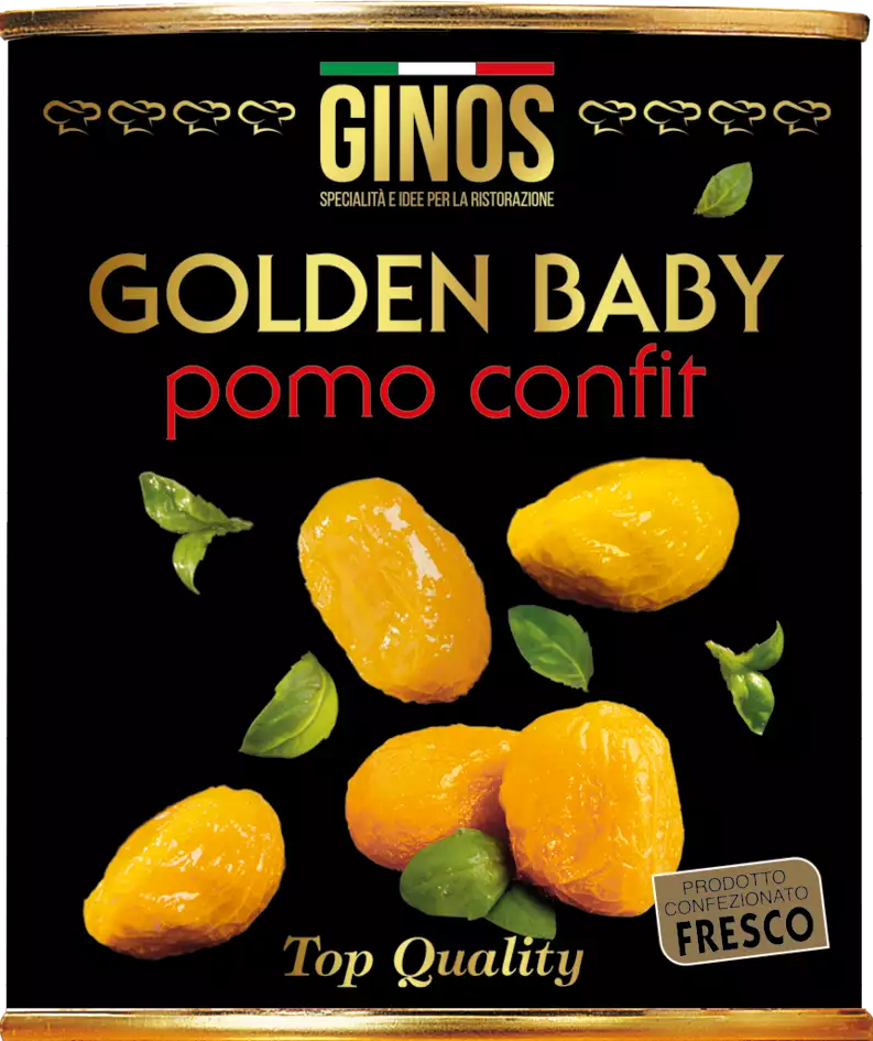 "GOLDEN BABY" - Yellow peeled semidried tomatoes