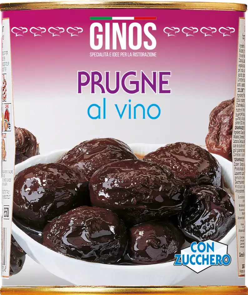 PRUNES with wine