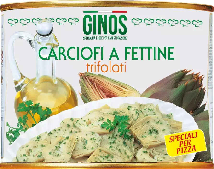 CARCIOFI A FETTINE trifolati speciali per pizza