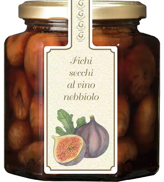 DRIED FIGS in Nebbiolo wine