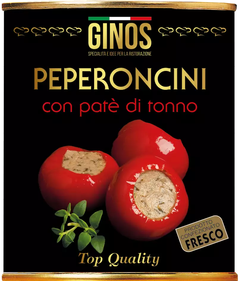 PEPERONCINI con paté di tonno