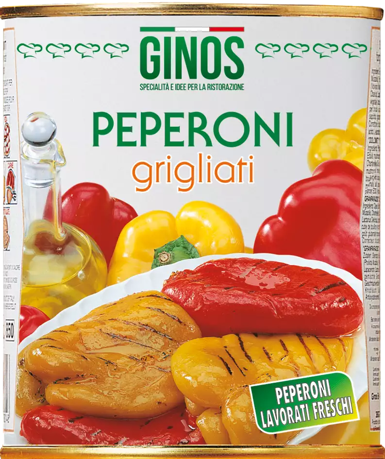 PEPERONI GRIGLIATI AL NATURALE