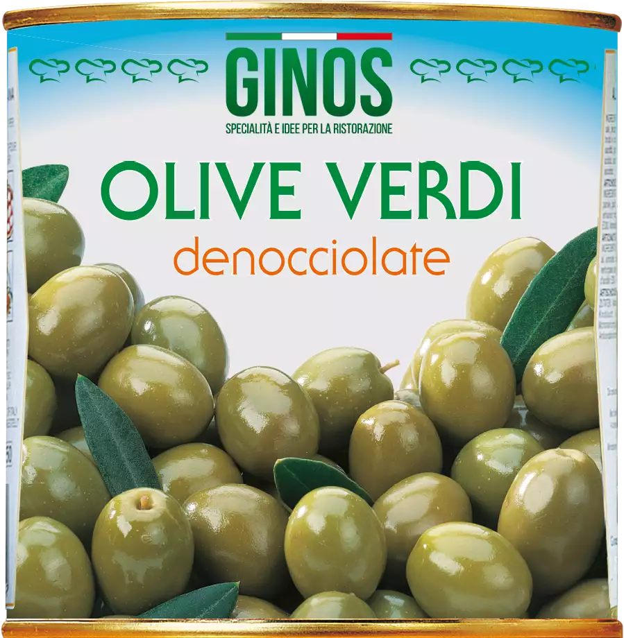 GREEN PITTED olives