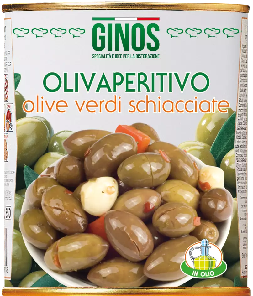 GREEN CRUSHED olives