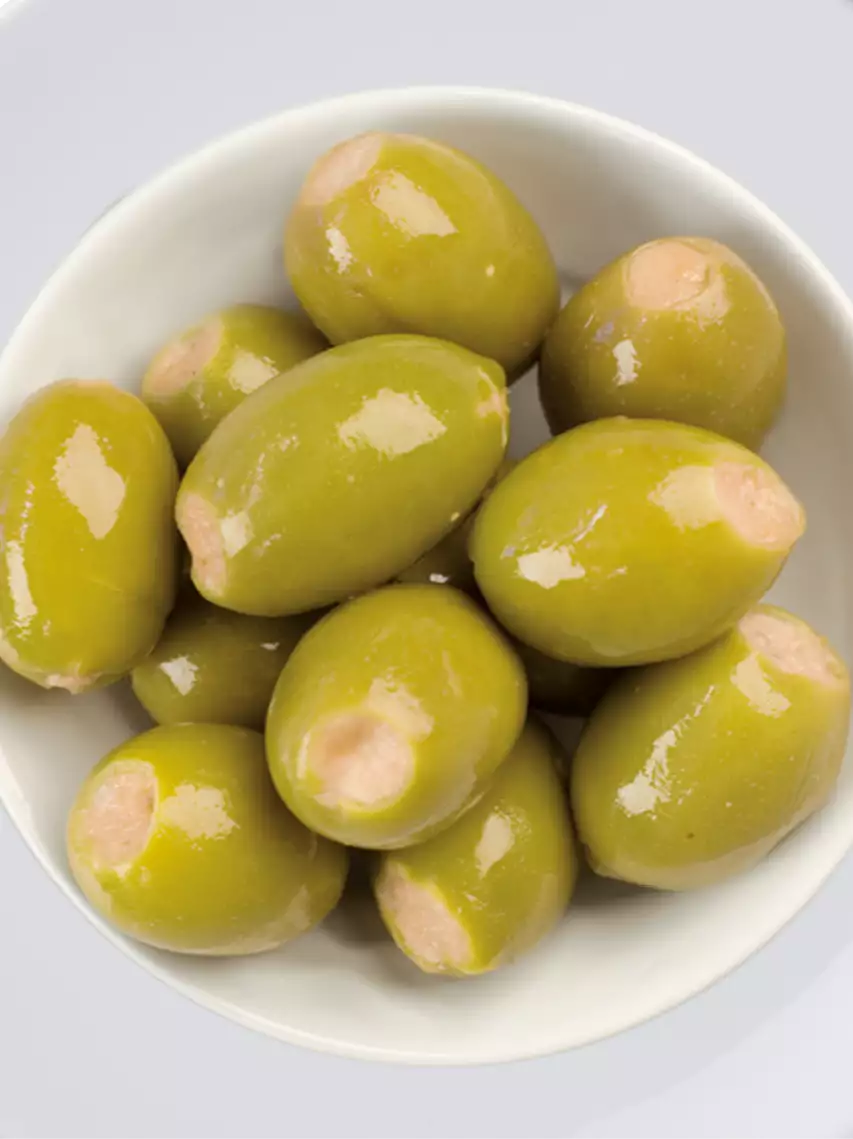 Green olives stuffed WITH TUNA