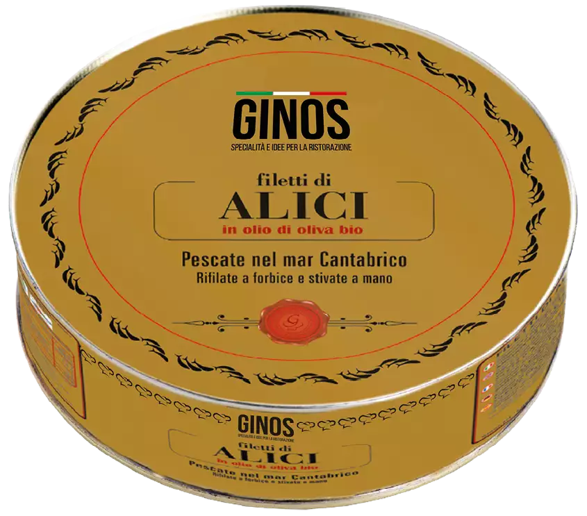 ALICI DEL MAR CANTABRICO IN OLIO DI OLIVA BIO