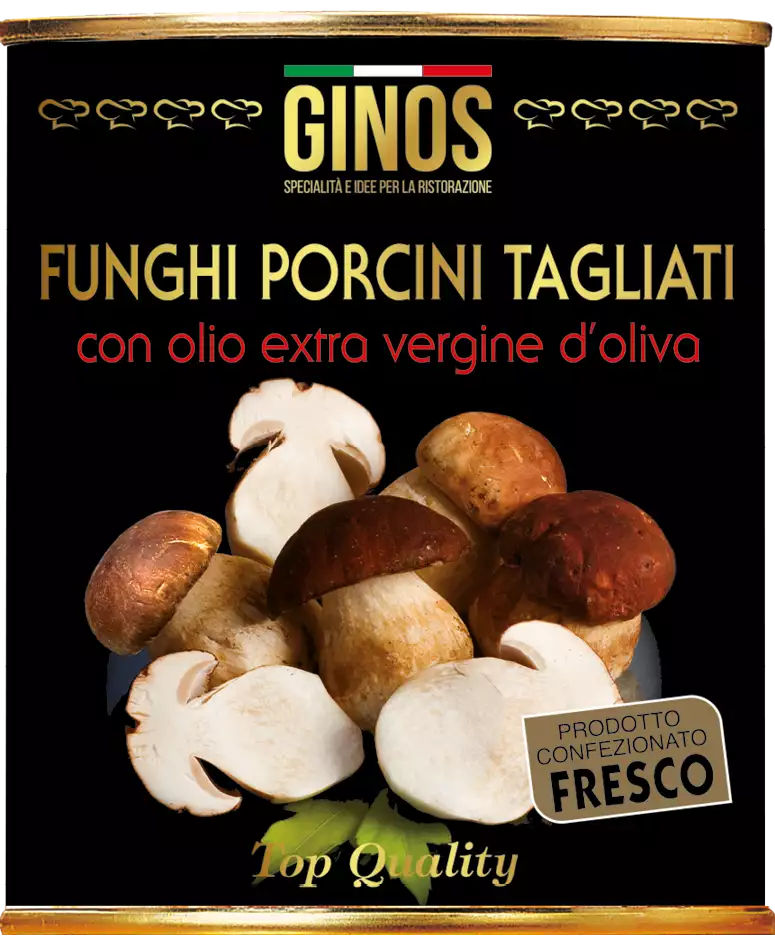 PORCINI TAGLIATI con olio E.V.O.