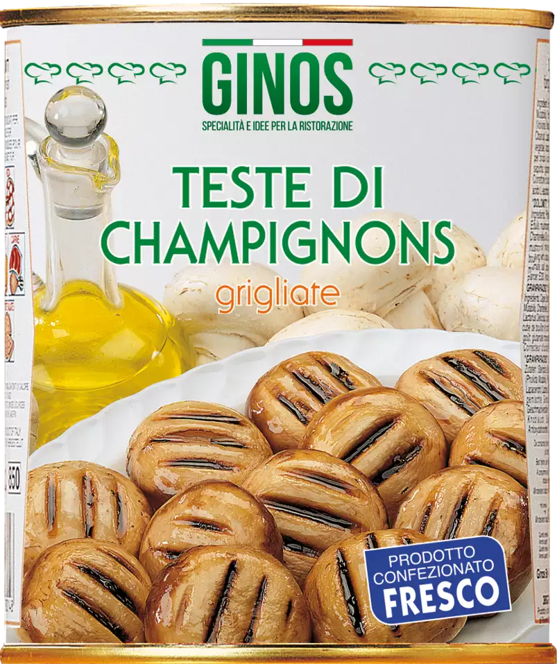 TESTE DI CHAMPIGNONS grigliate