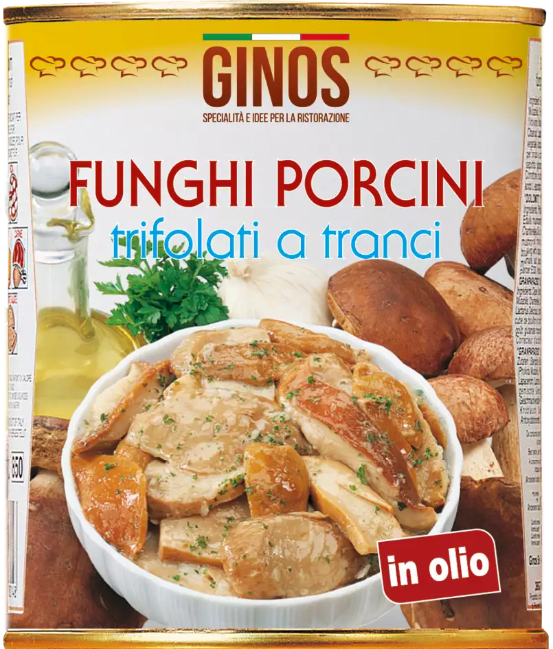 FUNGHI PORCINI TRANCI  IN OLIO