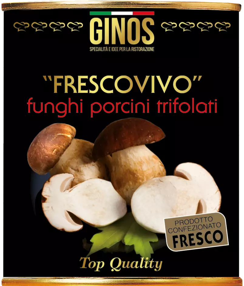 "FRESCOVIVO" - FRESH PORCINI MUSHROOMS in cubes