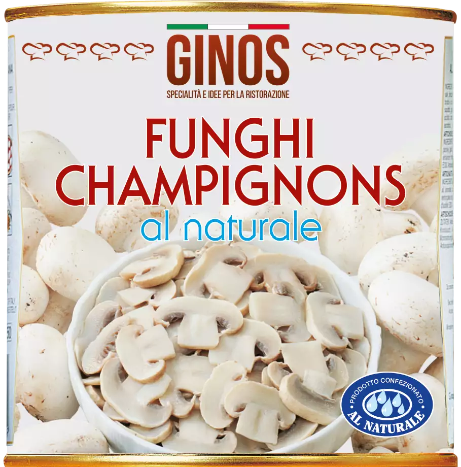 FUNGHI CHAMPIGNONS al naturale