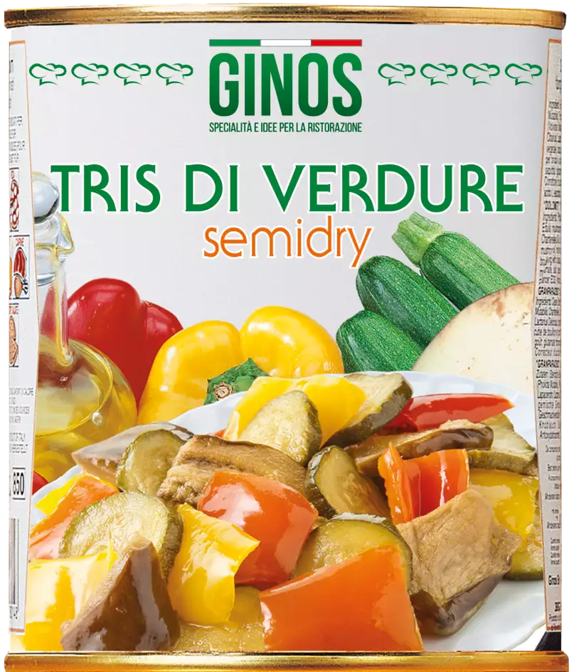 TRIS DI VERDURE semidry