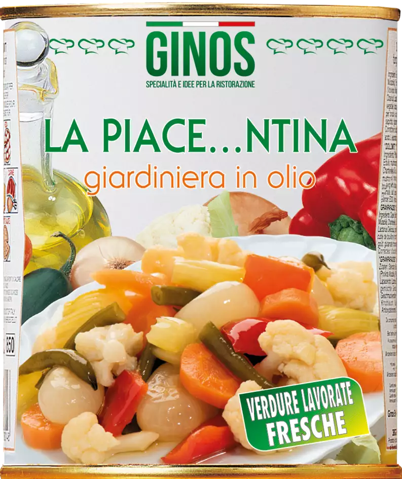 "LA PIACE...NTINA" - Mezcla de verduras en aceite