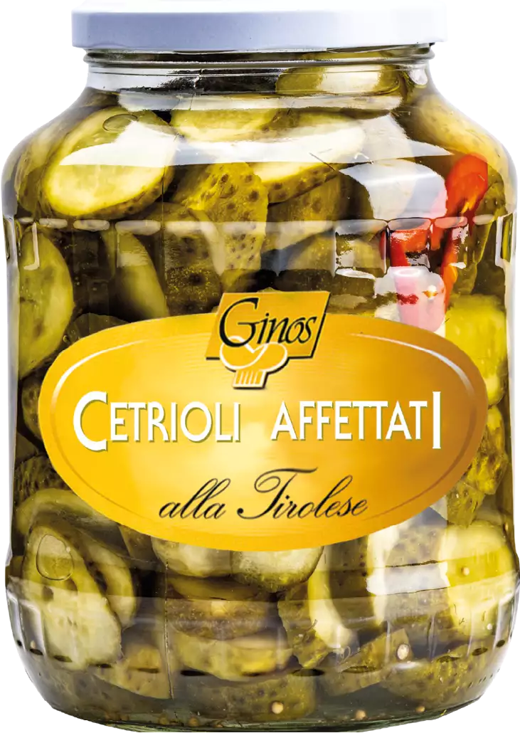 CETRIOLI AFFETTATI ALLA TIROLESE