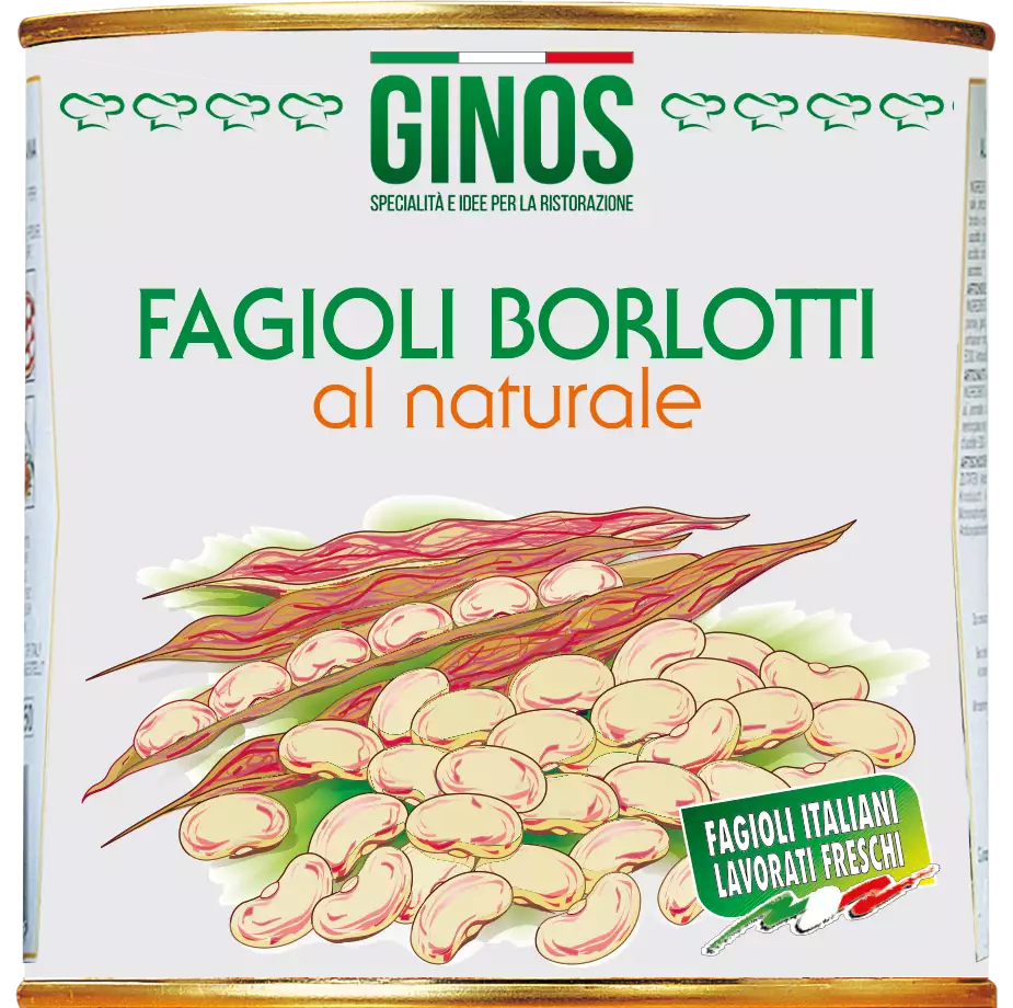 FAGIOLI BORLOTTI al naturale italiani dal fresco