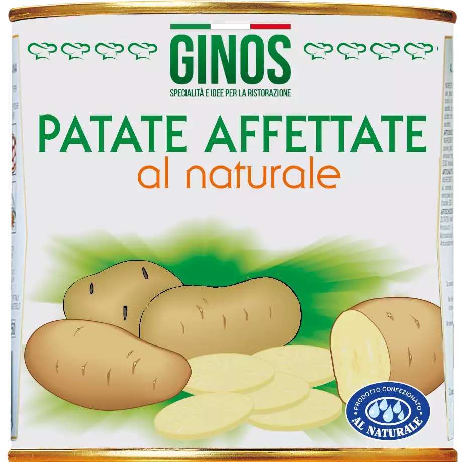 PATATE AFFETTATE al naturale