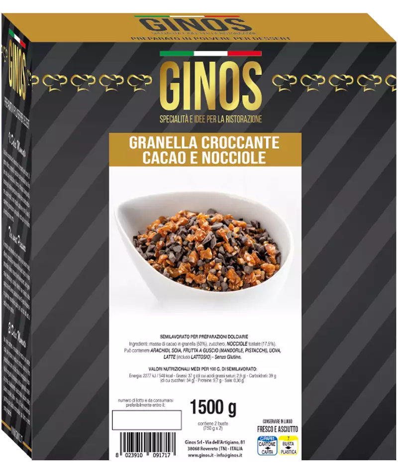 GRANELLA CROCCANTE CACAO E NOCCIOLE