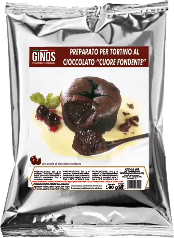 PASTEL DE CHOCOLATE AMARGO con corazón suave